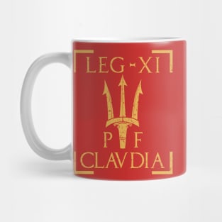 Legio XI Claudia Pia Fedelis Neptune Trident Roman Legion Mug